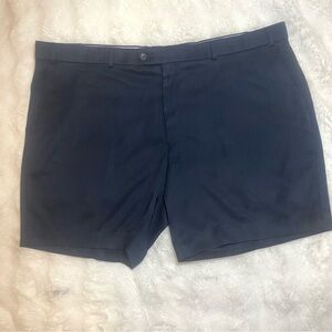 Classic Navy Men's Flat Front Shorts
